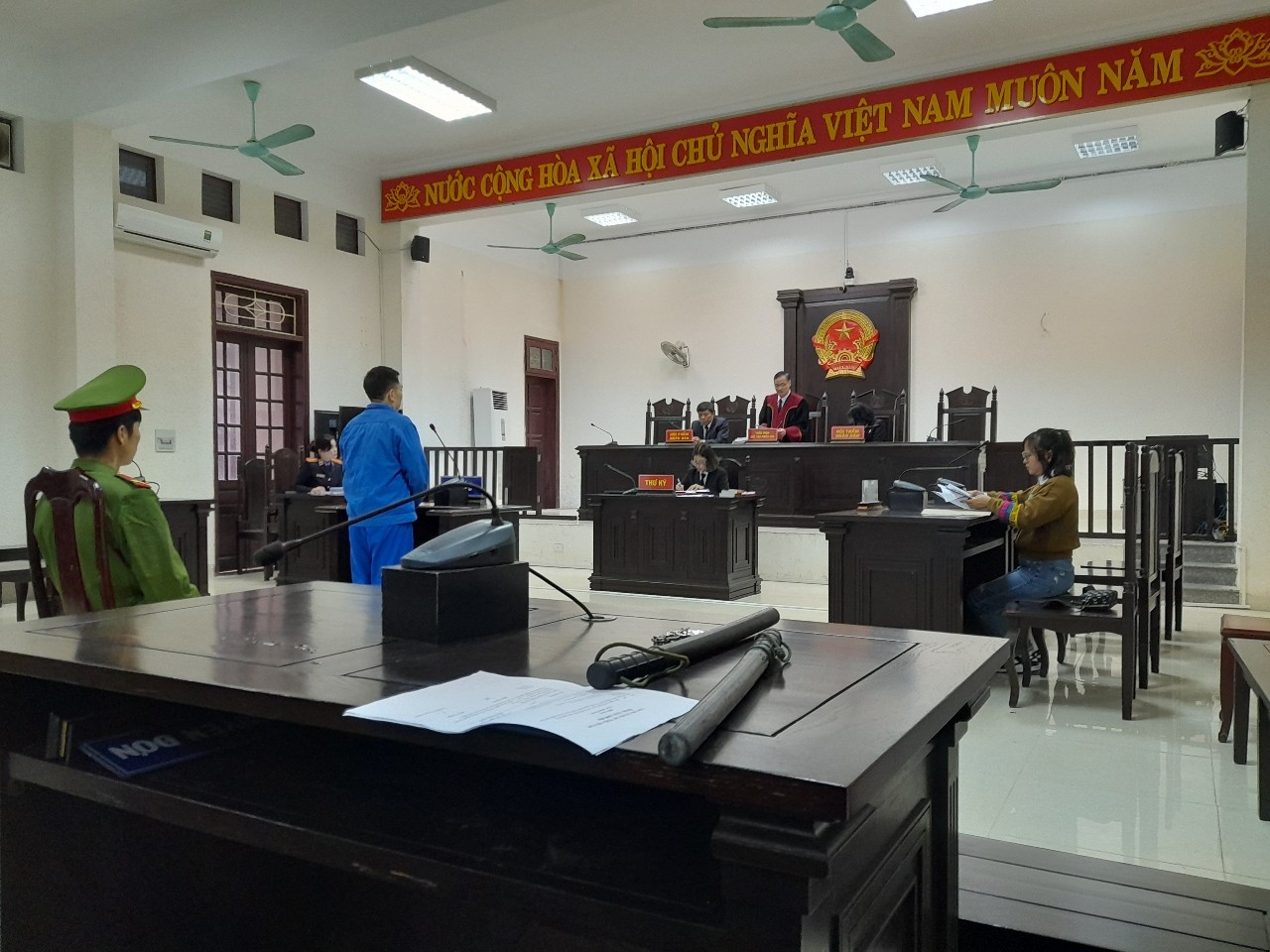 Bị cáo Zhu Guineng tại phiên tòa. Ảnh: TAQT