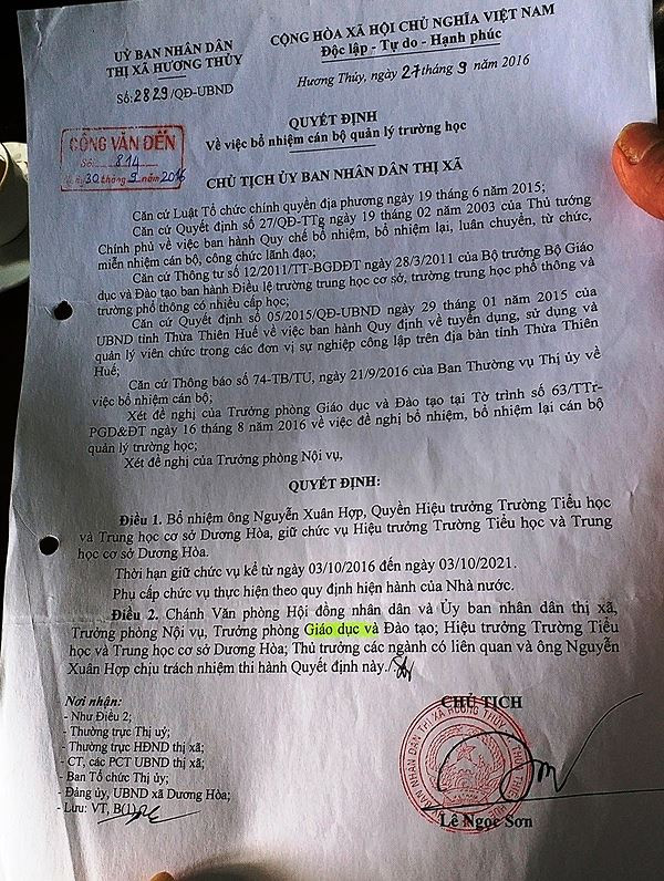 Hiệu trưởng bỗng dưng mất tích thừa nhận nhờ giáo viên vay tiền ảnh 2