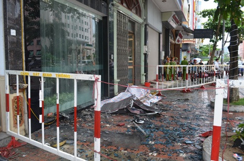 Hiện trường nơi xảy ra vụ cháy. Ảnh: Thành Duy