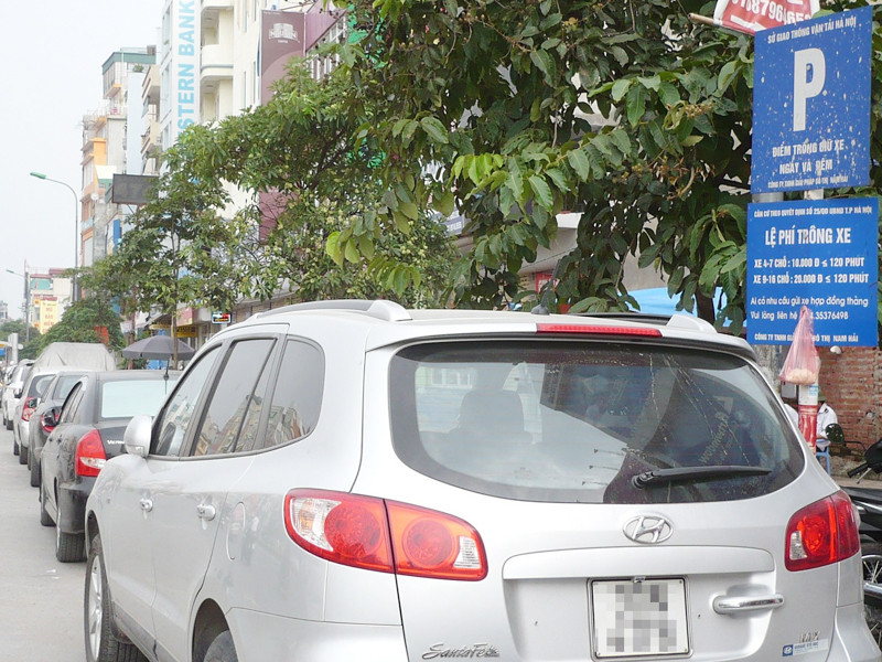 Xã Đàn một trong các tuyến phố xóa điểm đỗ xe trên đường. Ảnh: Trọng Đảng