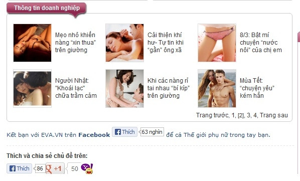 Những nội dung sex, shock, rẻ tiền... được 24h khai thác triệt để, kể cả trong mục "Thông tin doanh nghiệp". Những nội dung sex, shock, rẻ tiền... được 24h khai thác triệt để, kể cả trong mục