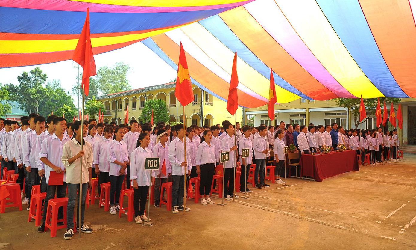 Gần 24 triệu học sinh, sinh viên hân hoan khai giảng năm học mới ảnh 22