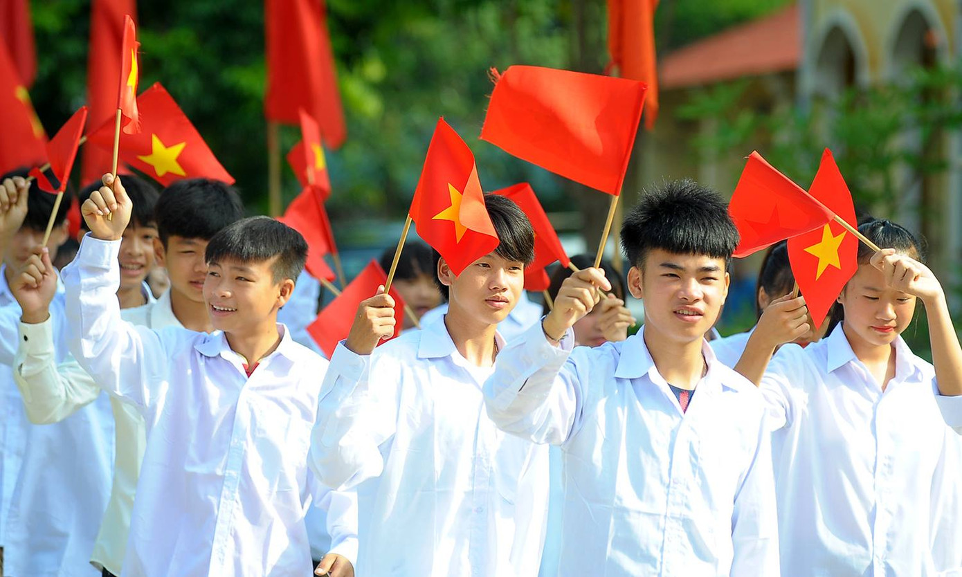 Gần 24 triệu học sinh, sinh viên hân hoan khai giảng năm học mới ảnh 24