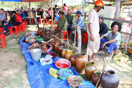 Rượu thịt chờ cúng