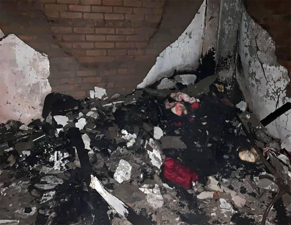 Hiện trường vụ cháy. Hiện trường vụ cháy.