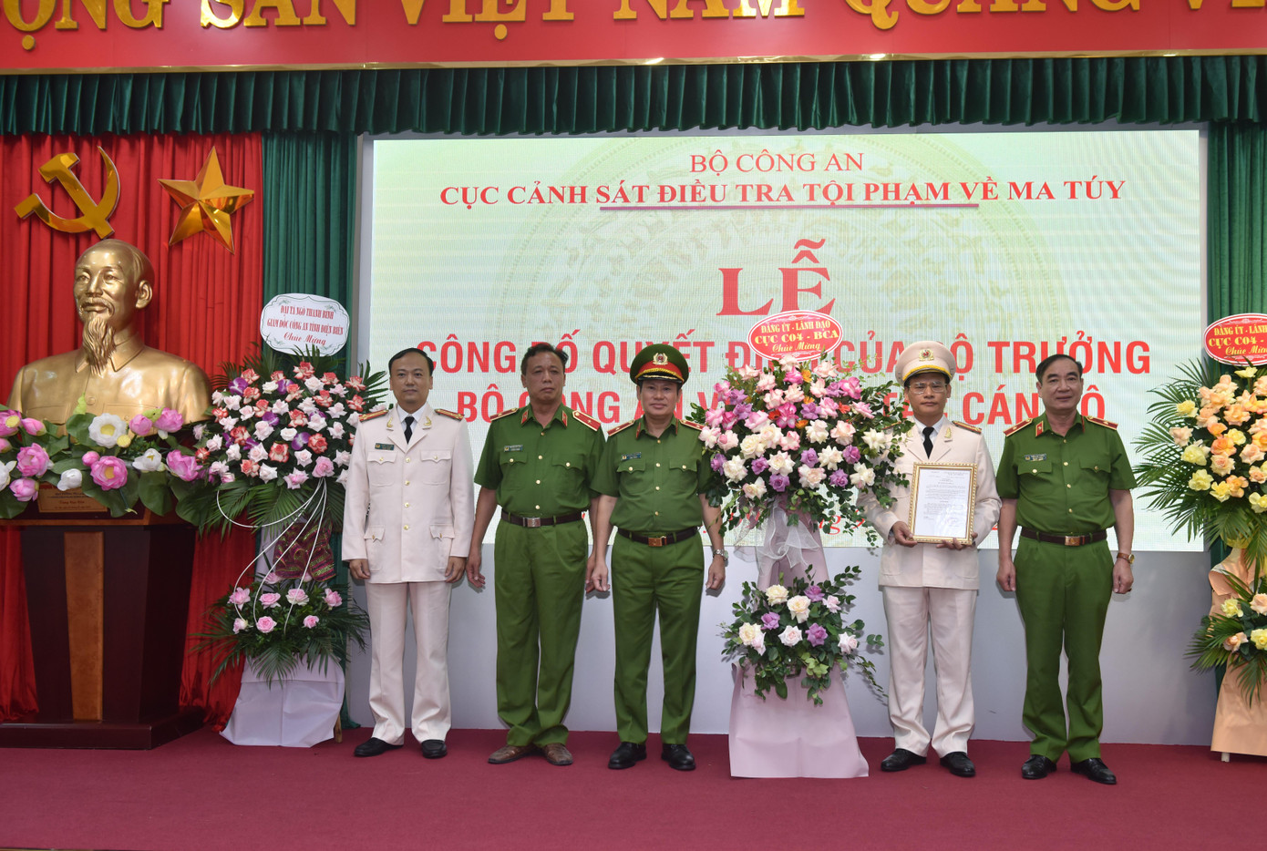 Cục Cảnh sát điều tra tội phạm về ma túy có 2 tân Cục phó.