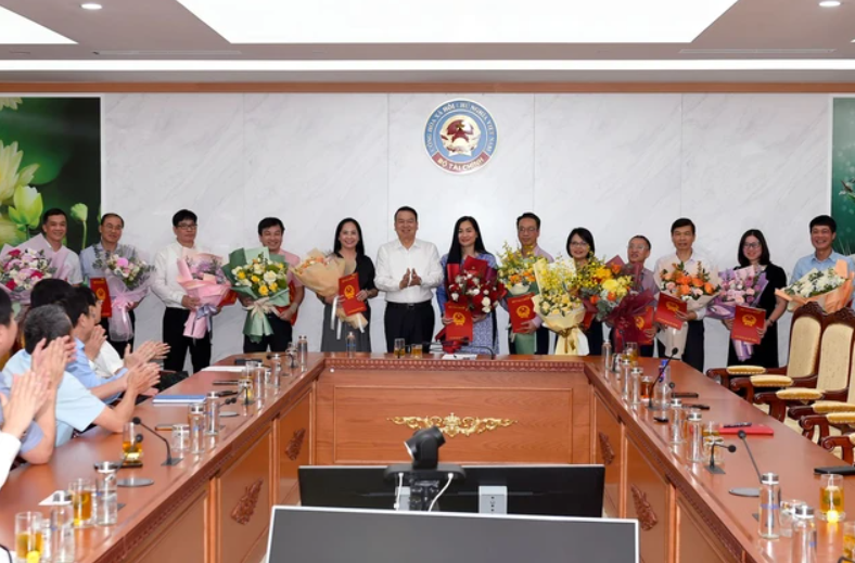 Bộ Tài chính quyết định bổ nhiệm 12 lãnh đạo cấp Vụ. Ảnh: MOF.