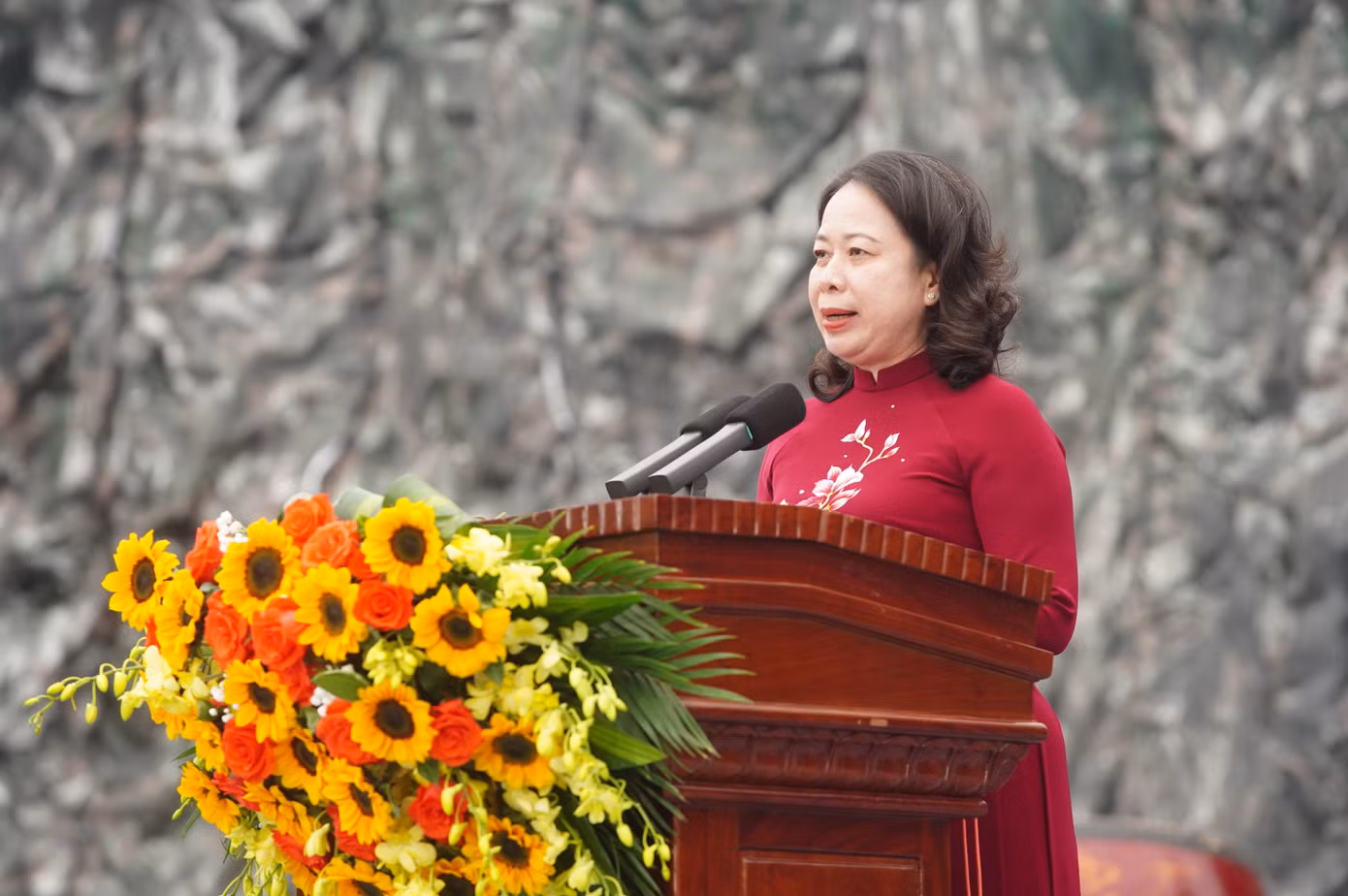 Phát biểu tại Lễ khai mạc, Phó Chủ tịch nước Võ Thị Ánh Xuân khẳng định khởi nghĩa Hai Bà Trưng là cuộc khởi nghĩa đầu tiên của nhân dân ta trong lịch sử đấu tranh oanh liệt chống ách thống trị của ngoại bang, là biểu tượng sáng ngời của lòng yêu nước, ý chí quật cường của dân tộc ta. Đây là cuộc khởi nghĩa tập hợp rất nhiều các nữ tướng từ khắp mọi miền, quyết tâm, đồng lòng đánh đuổi giặc ngoại xâm giành lại độc lập cho đất nước, hạnh phúc cho nhân dân.
