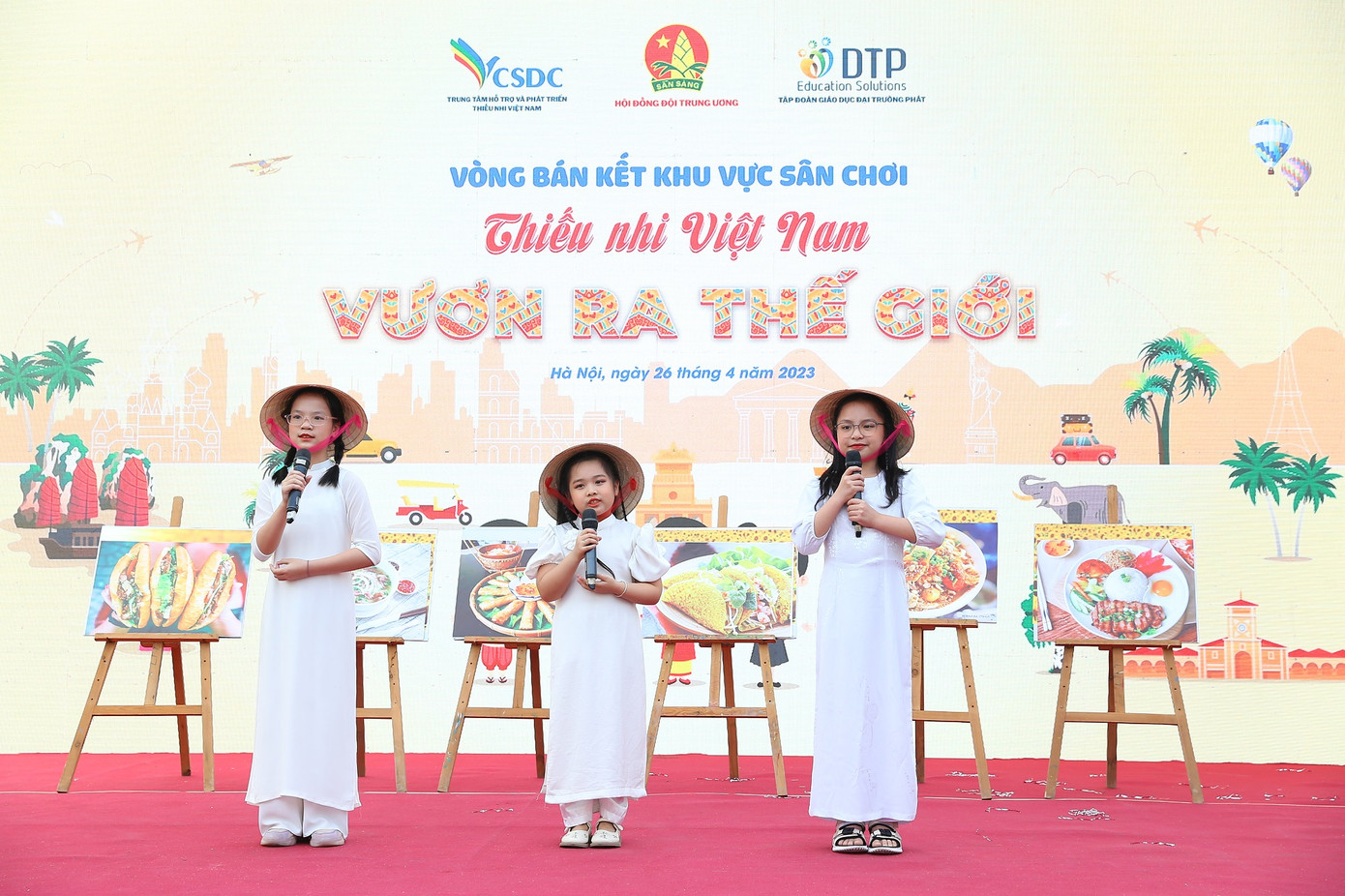 Các tiết mục đặc sắc tại bán kết sân chơi “Thiếu nhi Việt Nam - Vươn ra thế giới” khu vực Đồng bằng sông Hồng Các tiết mục đặc sắc tại bán kết sân chơi “Thiếu nhi Việt Nam - Vươn ra thế giới” khu vực Đồng bằng sông Hồng
