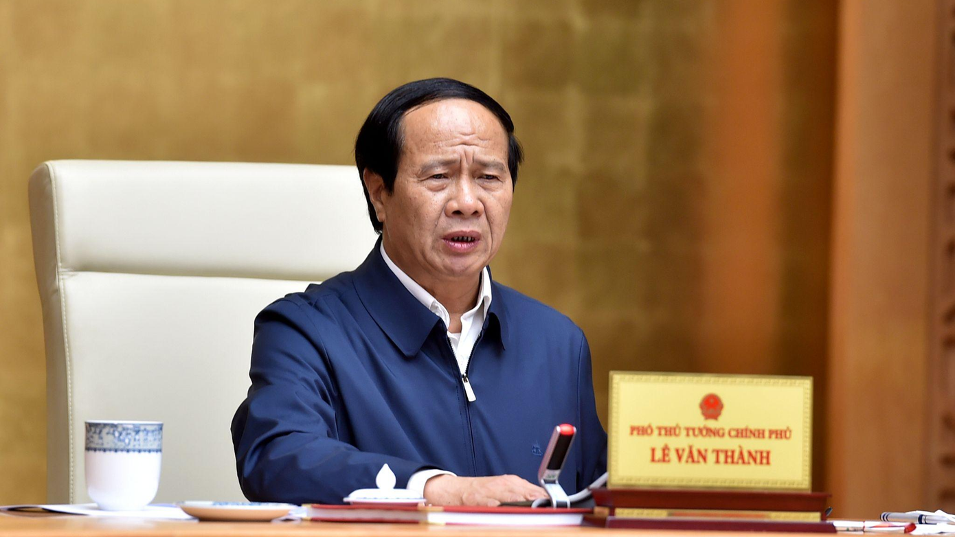 Phó Thủ tướng Lê Văn Thành tại cuộc họp Phó Thủ tướng Lê Văn Thành tại cuộc họp