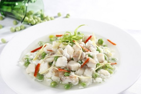 Cá lóc xào đậu Hà Lan