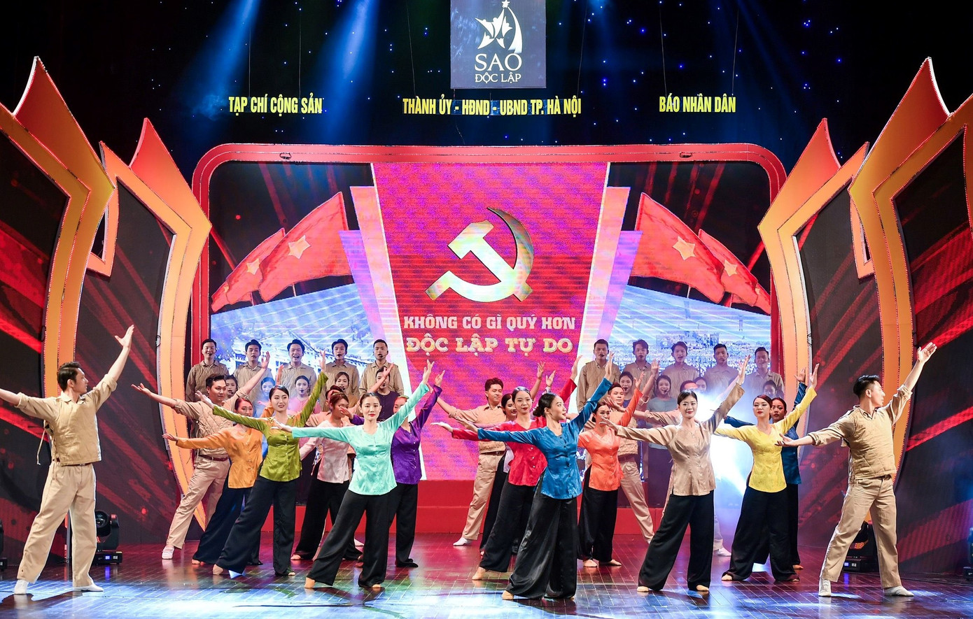 Một tiết mục trong Chương trình "Sao Độc lập" tối ngày 1/9/2023.