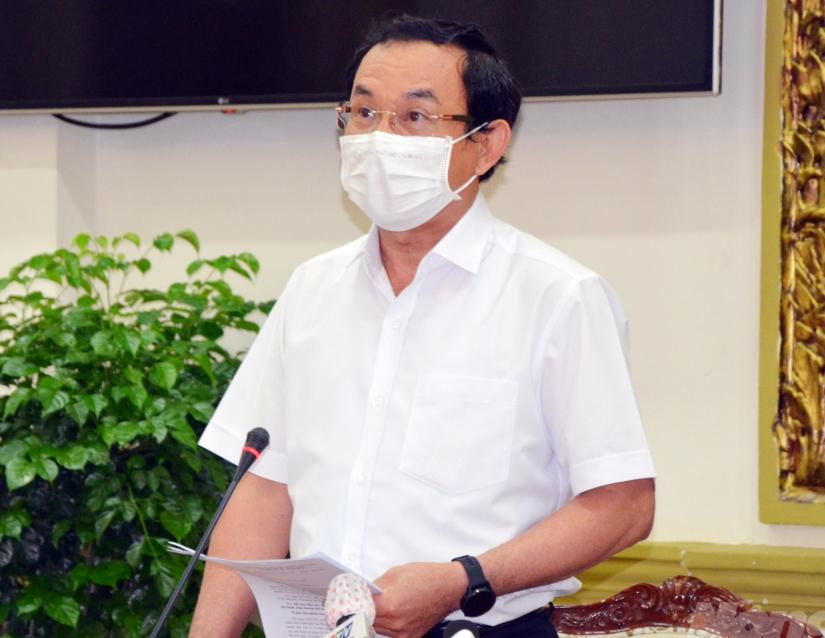 Bí thư Thành ủy Nguyễn Văn Nên phát biểu