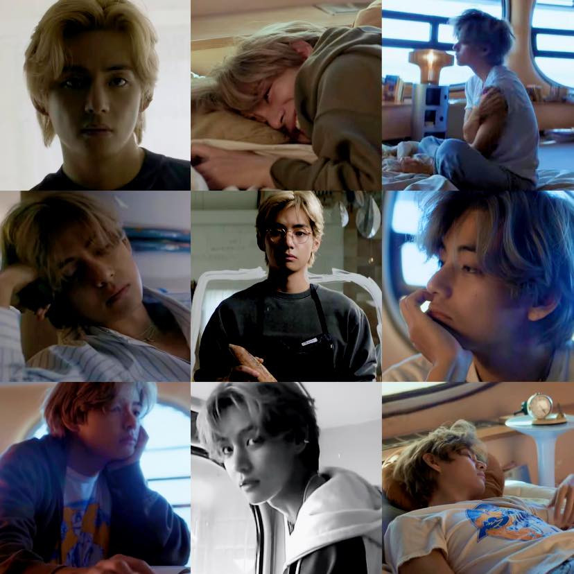 Để mặt mộc lên hình, nhan sắc của V khiến khung hình như bừng sáng với "khí chất bạn trai". Để mặt mộc lên hình, nhan sắc của V khiến khung hình như bừng sáng với "khí chất bạn trai".