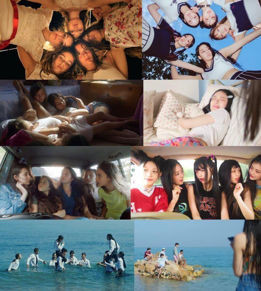 NewJeans cũng bị đào lại những lần tương đồng với các tác phẩm khác. NewJeans cũng bị đào lại những lần tương đồng với các tác phẩm khác.