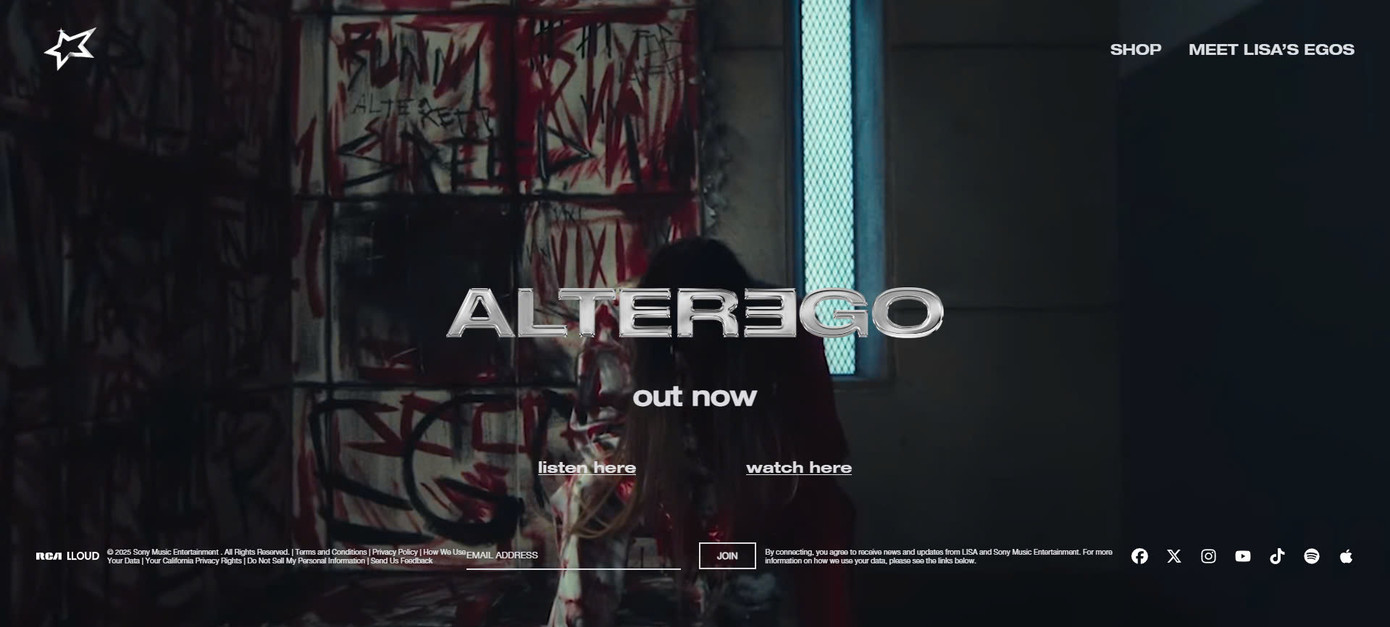 Trang web chính thức của Lisa.