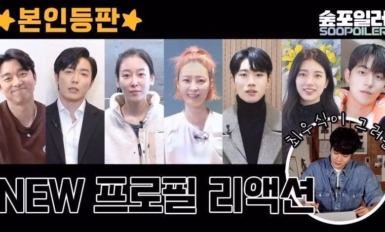 Các diễn viên "may mắn" được Choi Woo Sik vẽ chân dung.