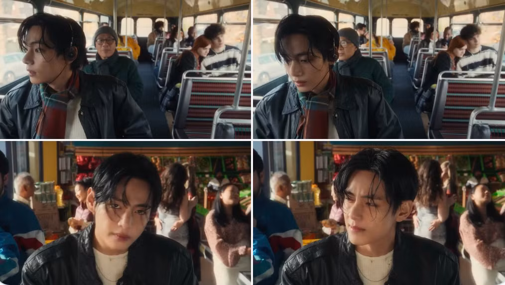 Visual không tì vết của V đã làm bừng sáng mọi khung hình.
