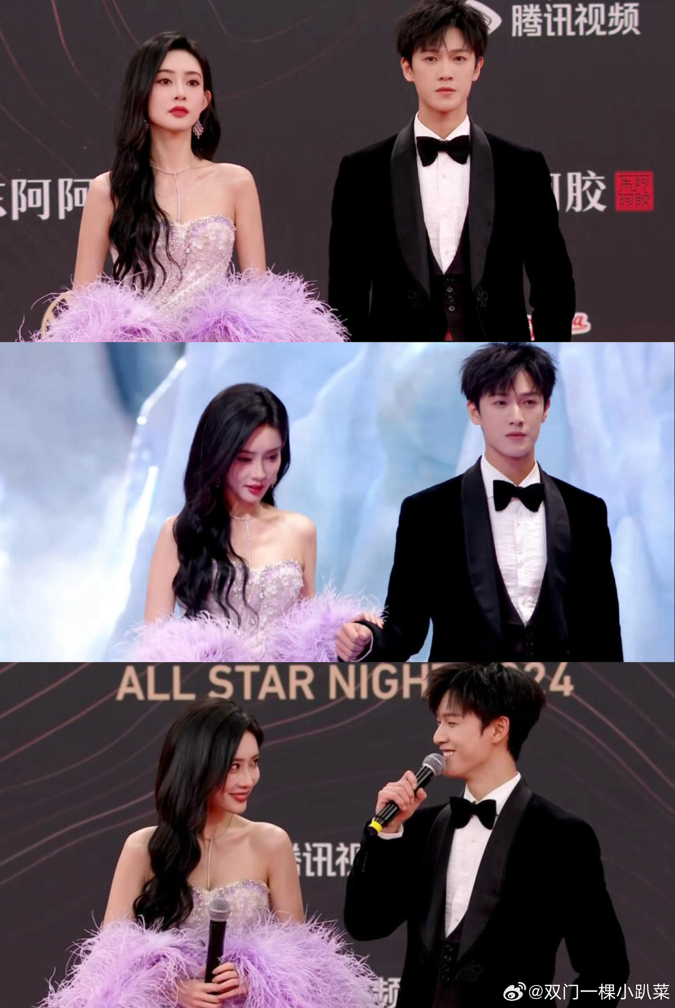 Visual "sáng bừng" của cặp đôi Cửu Trọng Tử. Nếu "Đậu Chiêu" mang khí chất của một cô dâu xinh đẹp thì "Tống Mặc" cùng bộ tuxedo lại không khác nào một chú rể tuấn tú. Visual "sáng bừng" của cặp đôi Cửu Trọng Tử. Nếu "Đậu Chiêu" mang khí chất của một cô dâu xinh đẹp thì "Tống Mặc" cùng bộ tuxedo lại không khác nào một chú rể tuấn tú.