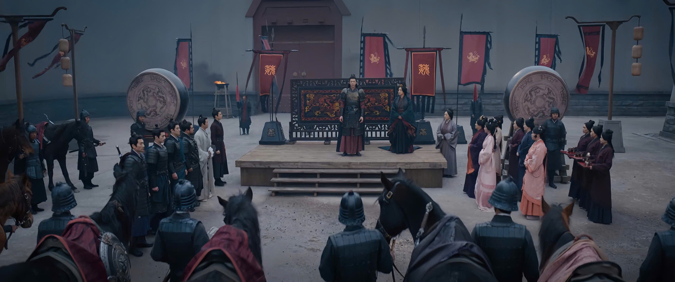 Ngay hôm sau, Ngụy Thiệu khởi binh đi đến Liêm Thành để đẩy lùi quân Lương Nhai và bảo vệ Kiều gia. Cả lúc ra đi, chàng cũng không ngoái nhìn về phía nàng.