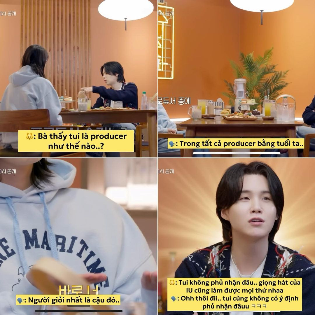 Màn flex qua lại không hề có chút gượng gạo nào của đôi bạn đồng niên.