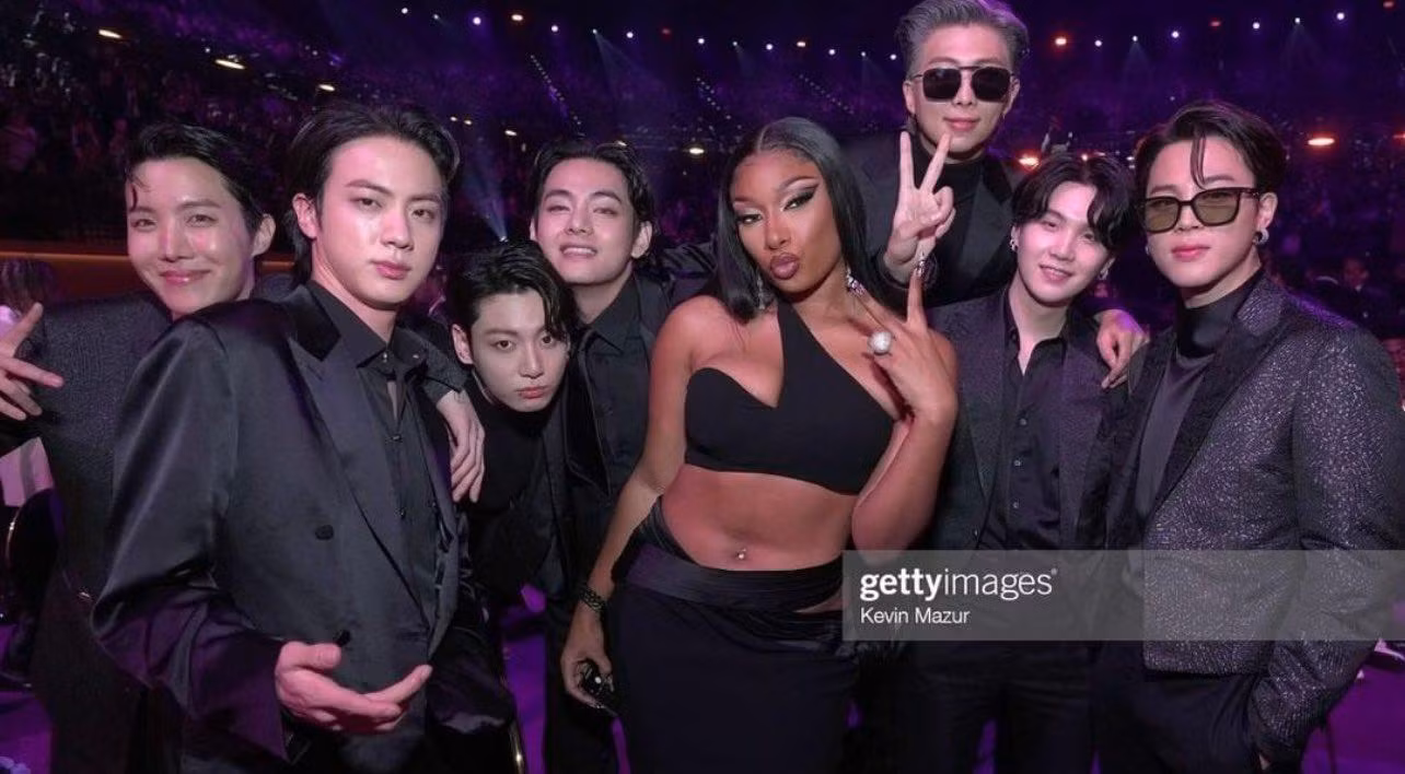 Cuộc hội ngộ của BTS và Megan Thee Stalion.