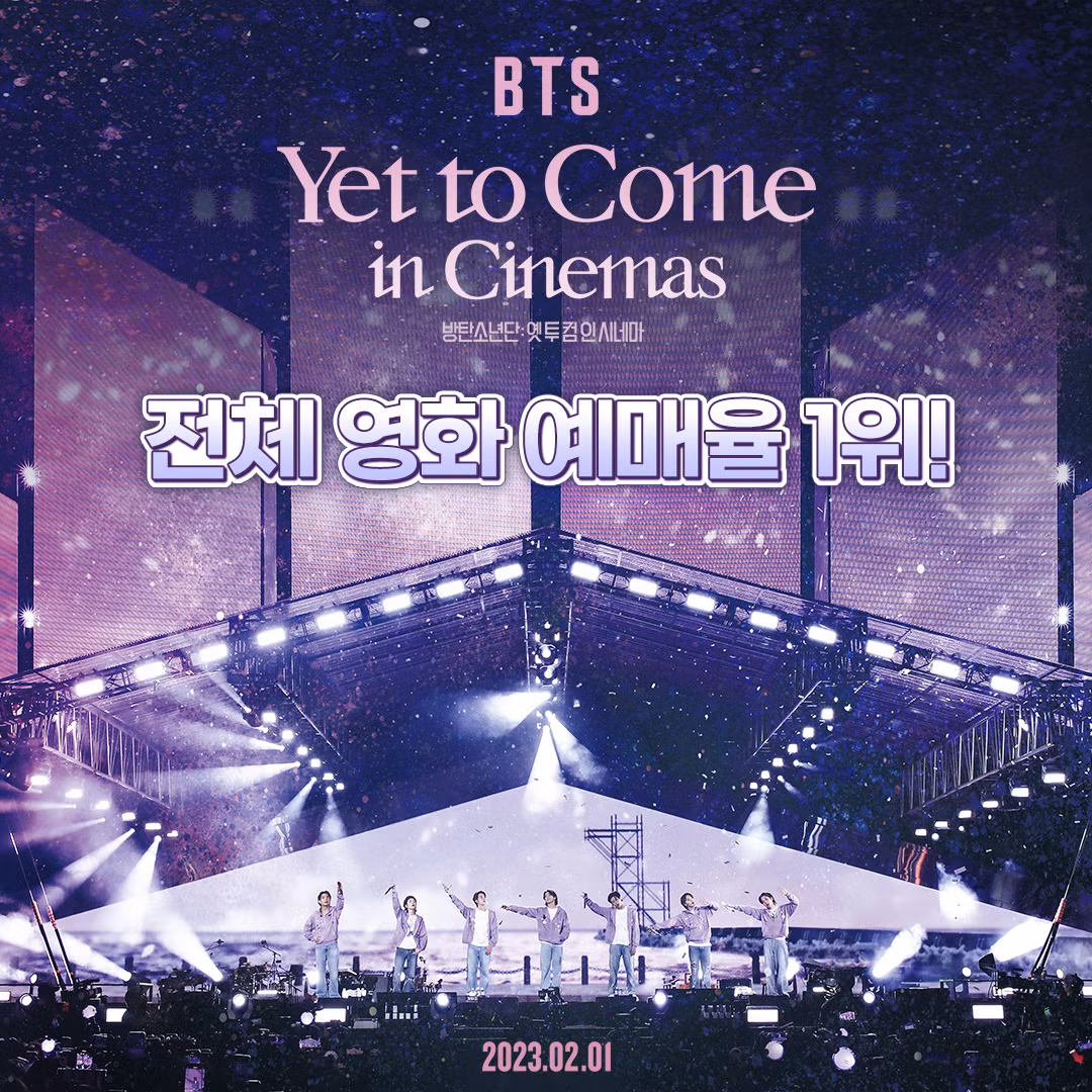 3 năm kể từ khi Bring the Soul: The Movie, và giờ đây họ lại tiếp tục mang đến cho người hâm mộ những phân cảnh tuyệt vời khác trong BTS: Yet To Come in Cinemas.
