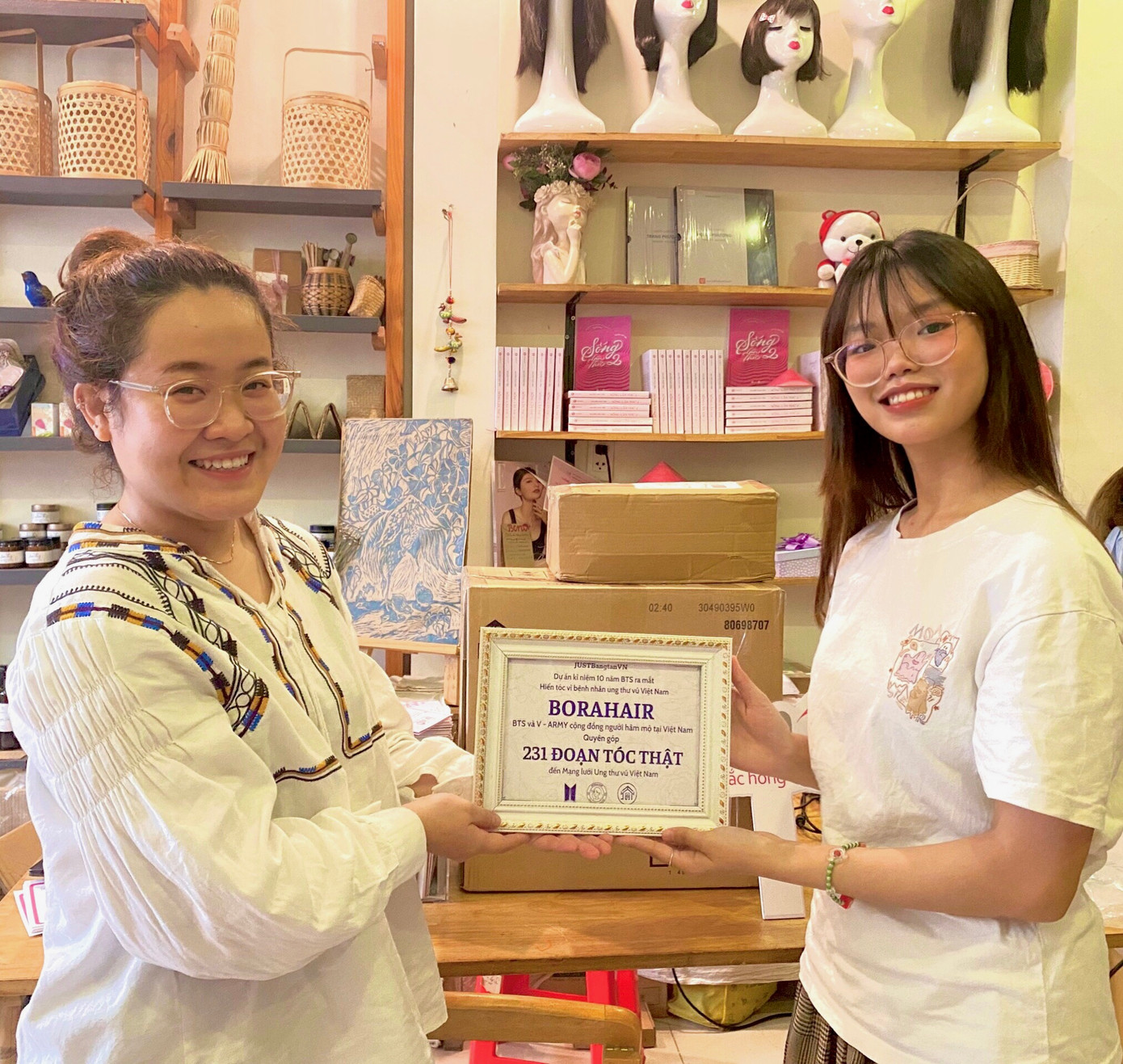 Những đóng góp nho nhỏ nhưng mang hy vọng cao cả sẽ giúp đỡ phần nào cho các bệnh nhân đang chiến đấu với bệnh tật. Ảnh: JUSTBangtanVN