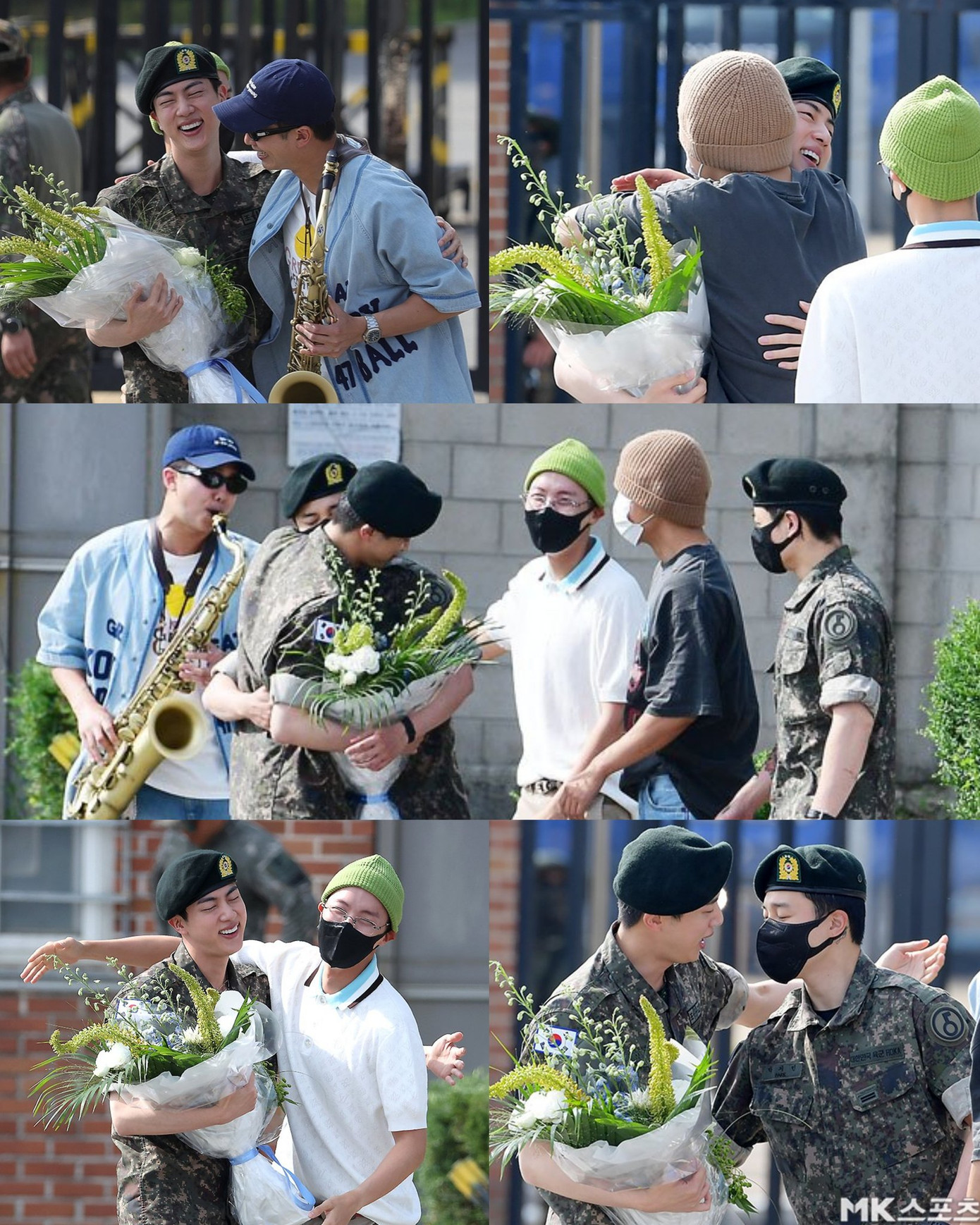 Khoảnh khắc các thành viên trao nhau những cái ôm ấm áp khiến fan cảm động.