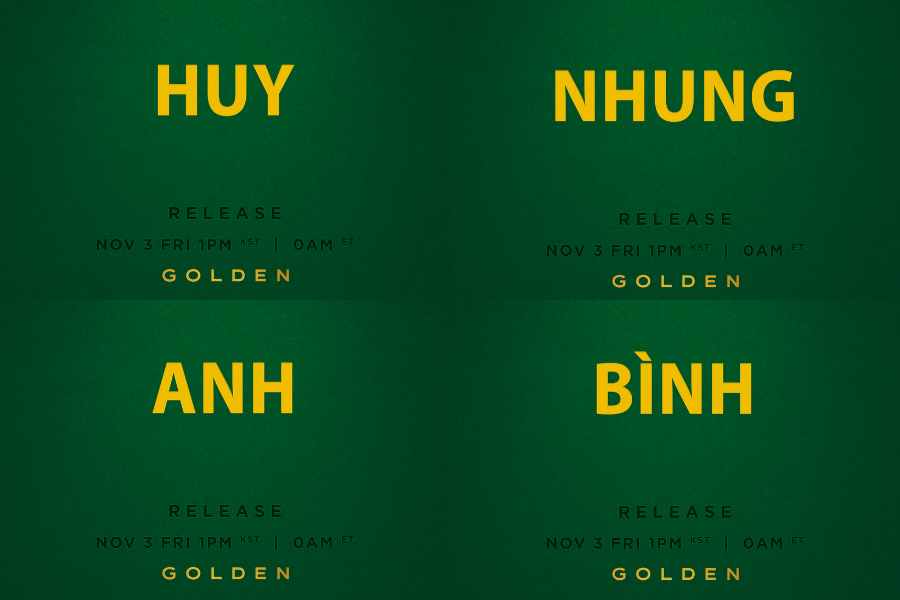 Sử dụng hai tông màu xanh và vàng, cách phối này làm nổi bật lên sự sang trọng đẹp mắt như chính cái tên GOLDEN.