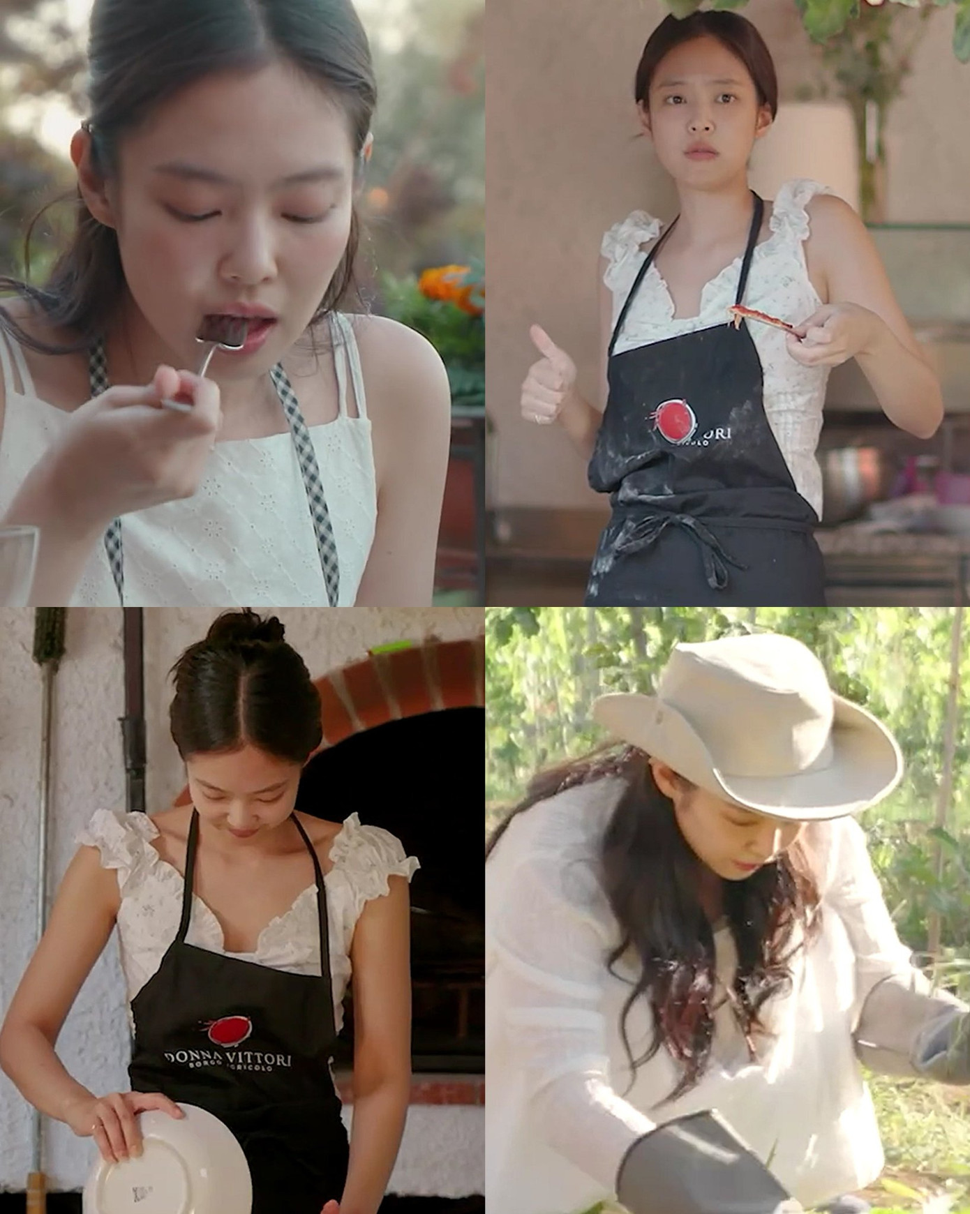 Jennie gây sốt với loạt biểu cảm "cưng xỉu" trong quá trình đứng bếp. Jennie gây sốt với loạt biểu cảm "cưng xỉu" trong quá trình đứng bếp.