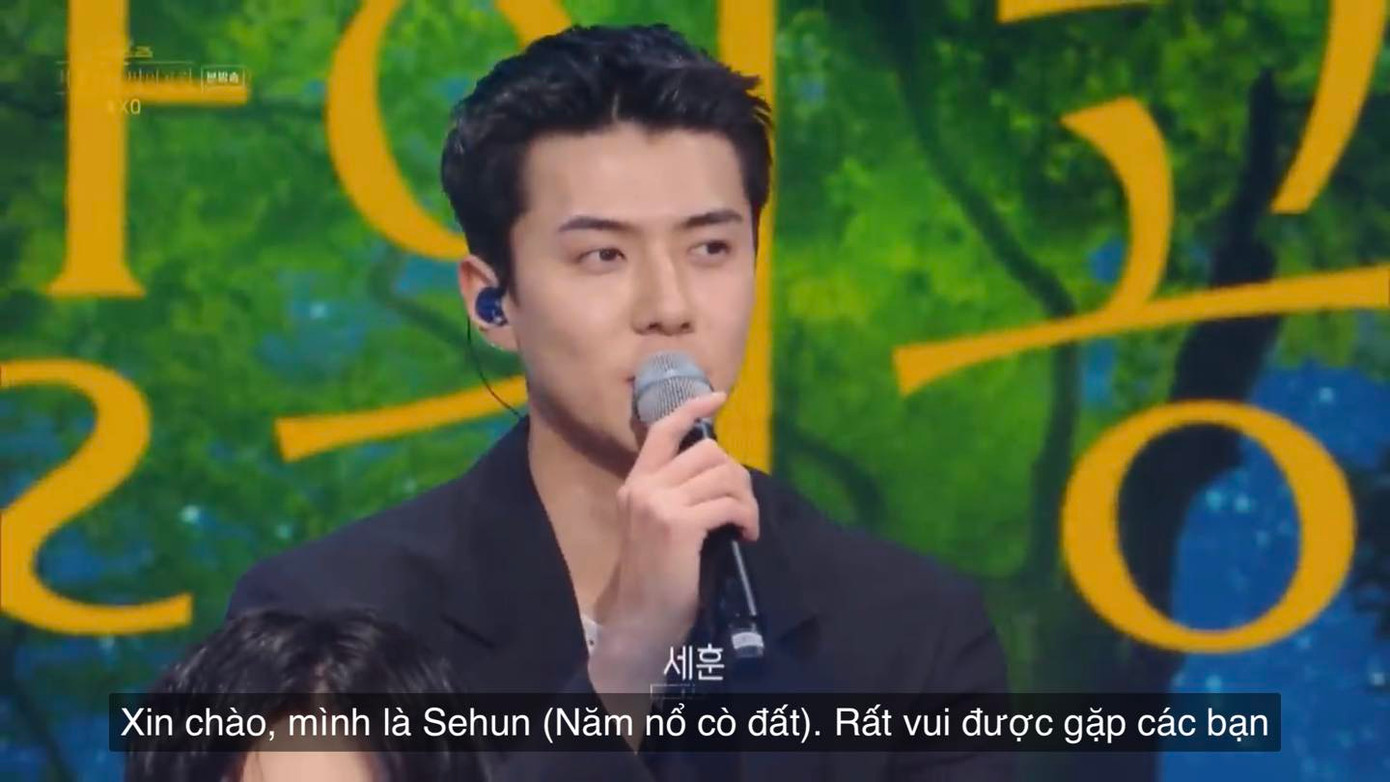 Đoạn Vietsub cho chương trình của EXO cũng gắn liền với biệt danh này. (Nguồn ảnh: FB Strawberry of Baekhyunee 'ㅅ').