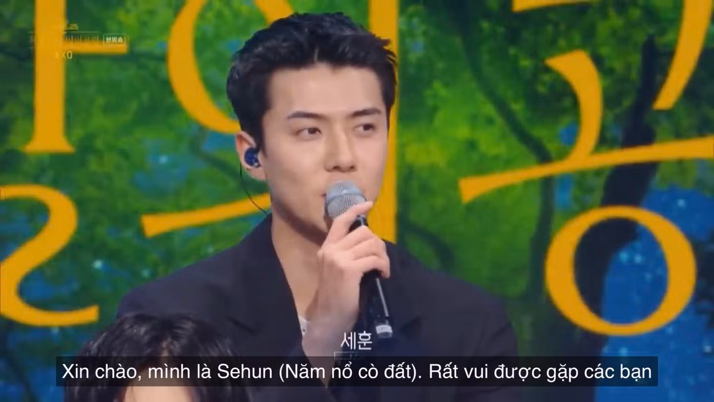 Đoạn Vietsub cho chương trình của EXO cũng gắn liền với biệt danh này. (Nguồn ảnh: FB Strawberry of Baekhyunee 'ㅅ').