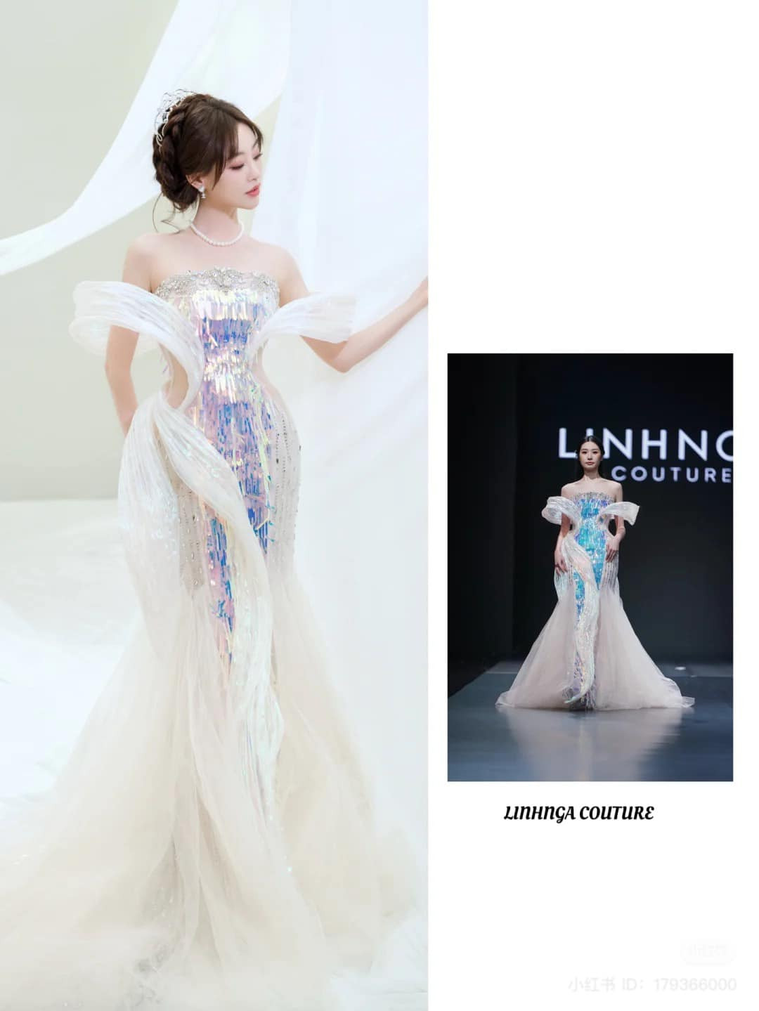 Đặc biệt hơn, outfit bắt mắt của Chúc Tự Đan lại đến từ hãng áo cưới Việt nổi tiếng - Linh Nga Bridal. Chiếc váy thuộc BST "Another Sunrise", vừa ra mắt tại Hải Nam, Trung Quốc. Đặc biệt hơn, outfit bắt mắt của Chúc Tự Đan lại đến từ hãng áo cưới Việt nổi tiếng - Linh Nga Bridal. Chiếc váy thuộc BST "Another Sunrise", vừa ra mắt tại Hải Nam, Trung Quốc.