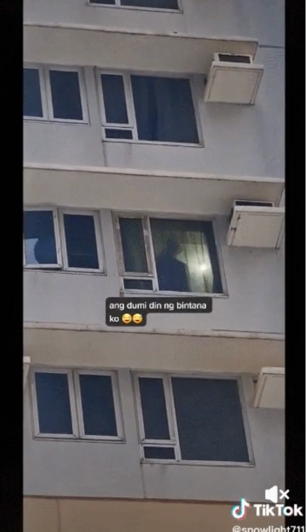 Hình ảnh về "bóng ma" kỳ lạ được người dân cung cấp. - Nguồn: TikTok @spwlight711 Hình ảnh về "bóng ma" kỳ lạ được người dân cung cấp. - Nguồn: TikTok @spwlight711