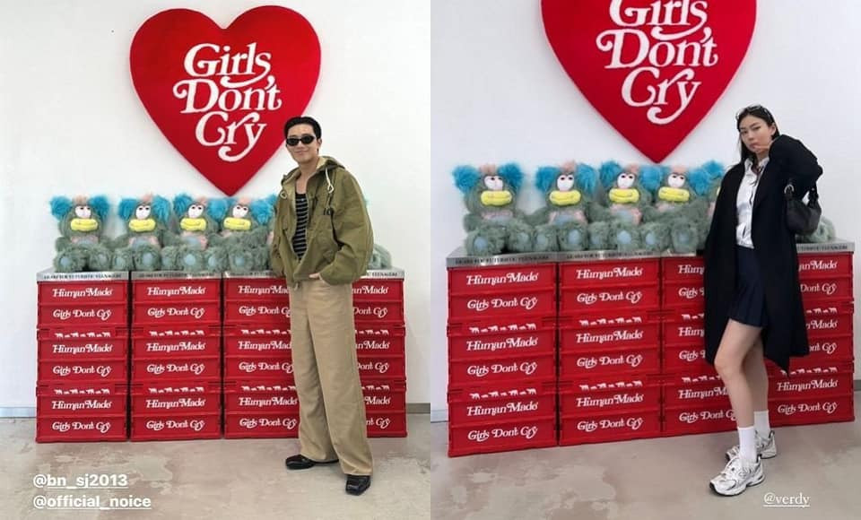 Những lần chụp cùng một nơi của cả hai.