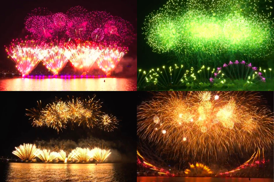 Bầu trời Seoul rực sáng với tiết mục bắn pháo hoa kéo dài 30 phút. Bầu trời Seoul rực sáng với tiết mục bắn pháo hoa kéo dài 30 phút.