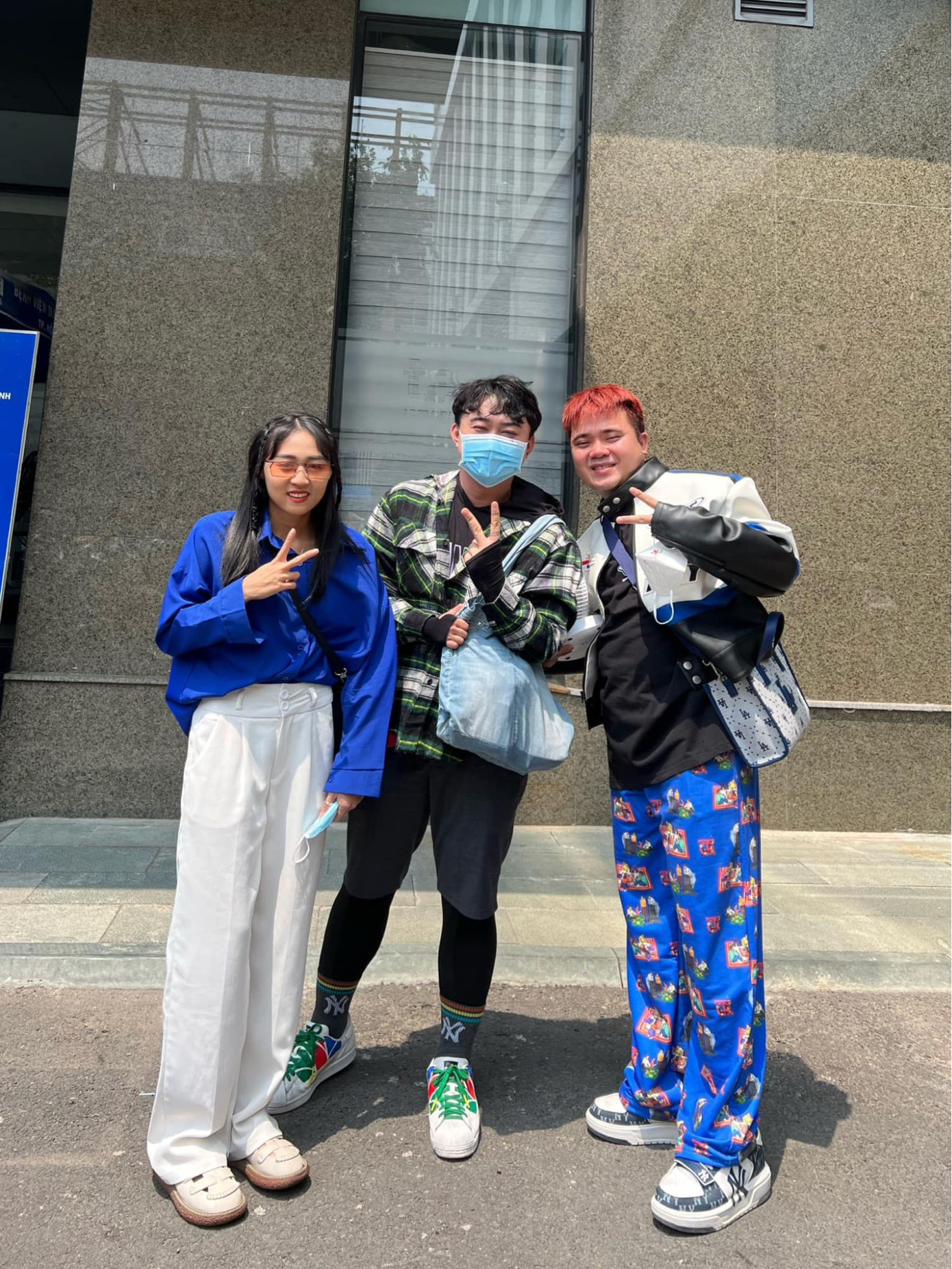 TikToker Bông Tím, Haha cũng có mặt để tham dự concert. Ảnh: Facebook Trà Võ