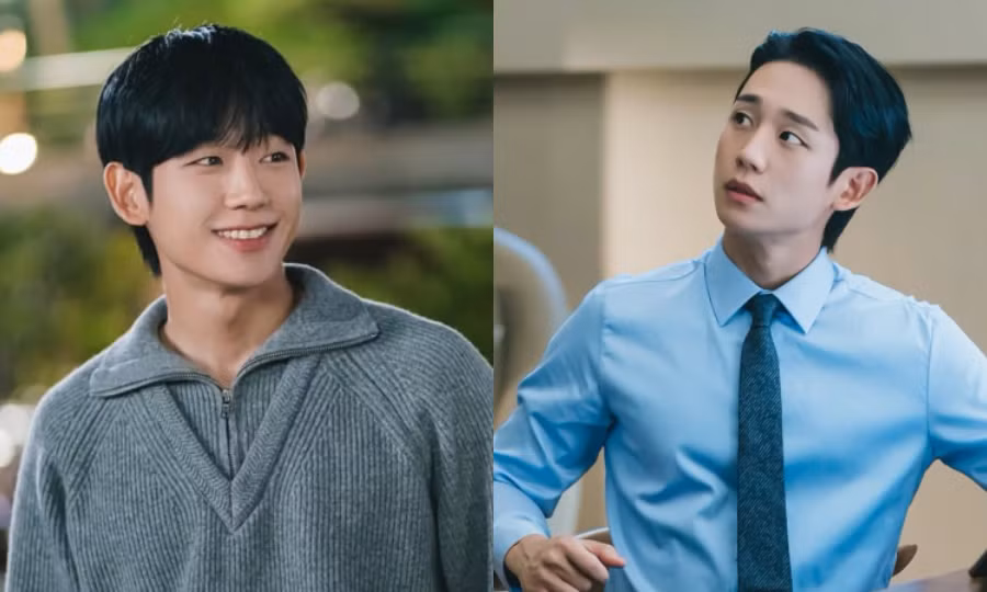 Vibe anh hàng xóm tinh tế và ấm áp giúp Jung Hae In "ghi điểm" trong mắt các fan, được mệnh danh "anh chồng màn ảnh" mùa Thu năm nay.
