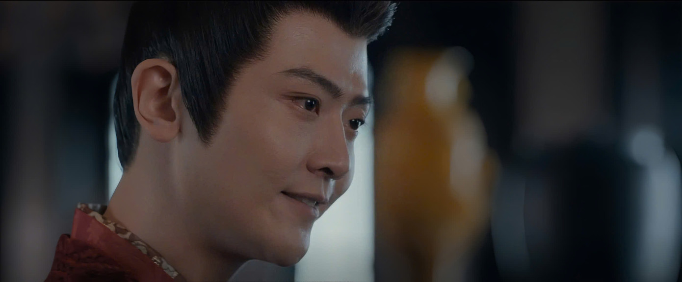 Đáp lại, Ngụy Nghiễm tỉnh bơ nói rằng muốn chiêm ngưỡng nhan sắc của nàng cùng vẻ mặt "đểu giả" khiến khán giả khó hiểu.