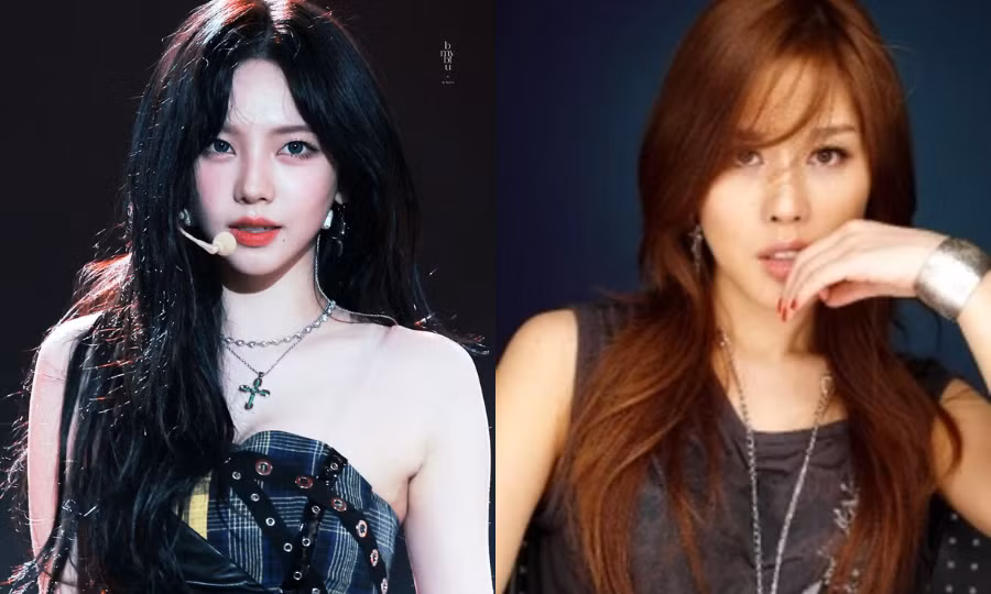HaHa gọi Karina là "nữ thần" và còn ví cô với Chae Rina, nữ ca sĩ từng "hớp hồn" biết bao chàng trai vào thập niên 90.
