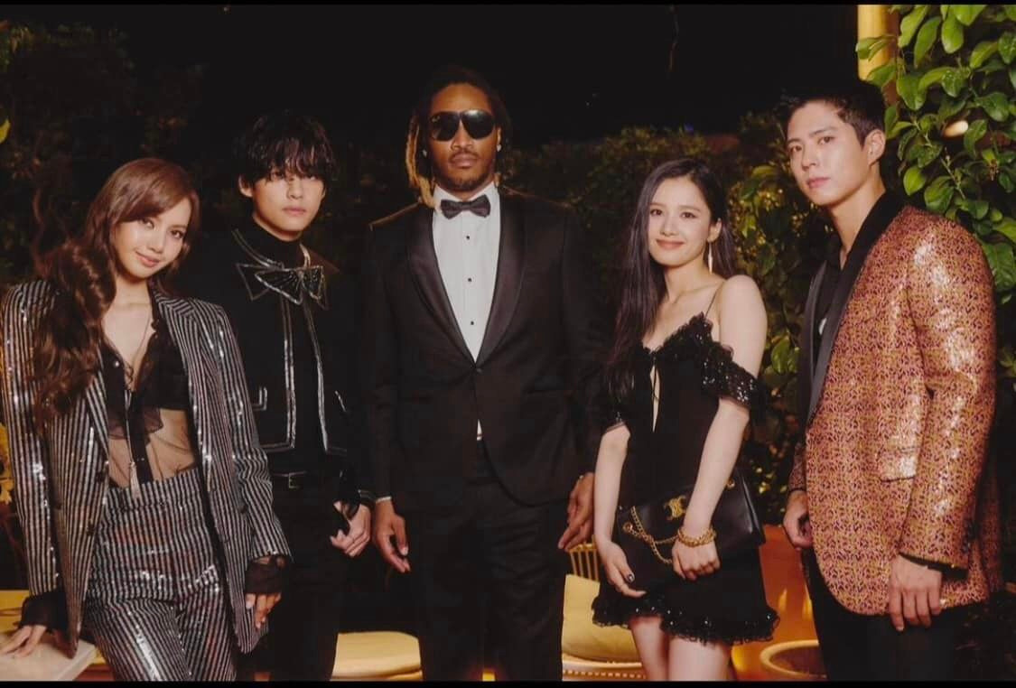 Khoảnh khắc đắt giá nhất sự kiện khi 4 đại sứ CELINE hội tụ trong một khung hình.