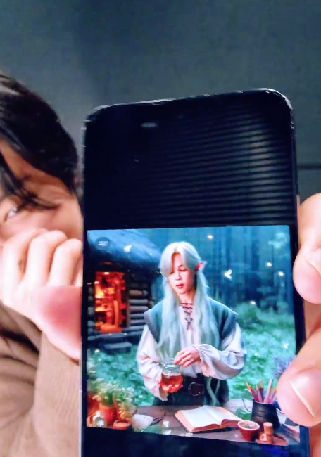 Jimin cũng khoe hình ảnh AI do bạn đồng niên V gửi với nhận xét có chút bất lực "Không biết tìm được ở đâu rồi gửi cho mình cái này". Jimin cũng khoe hình ảnh AI do bạn đồng niên V gửi với nhận xét có chút bất lực "Không biết tìm được ở đâu rồi gửi cho mình cái này".