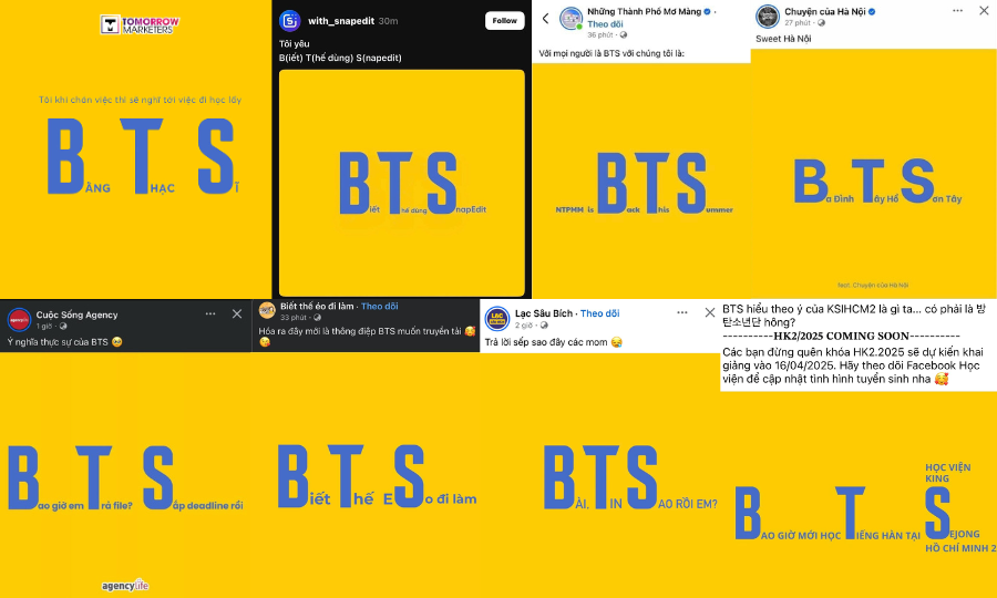 Muôn vàn kiểu "bắt trend" avatar BTS trên mạng xã hội. Muôn vàn kiểu "bắt trend" avatar BTS trên mạng xã hội.
