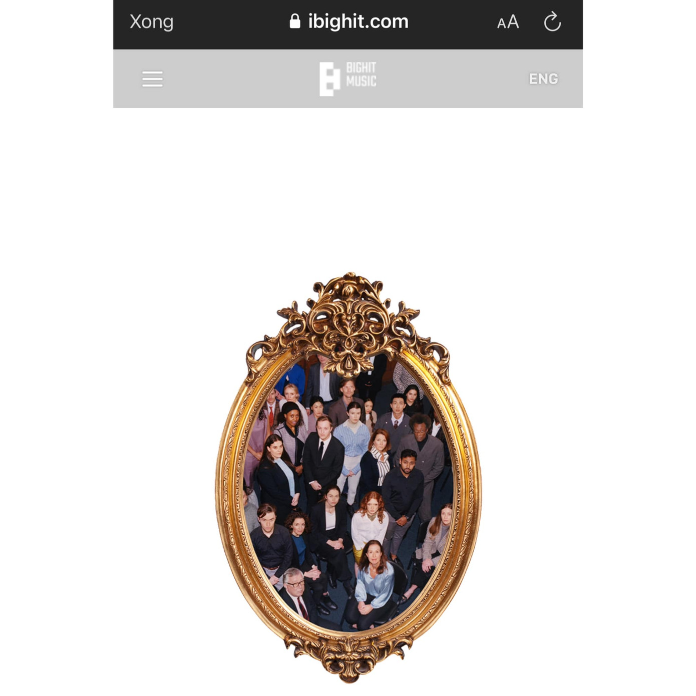 Hình ảnh được đăng tải trên trang web của BigHit gây tò mò bởi phong cách độc đáo. Hình ảnh được đăng tải trên trang web của BigHit gây tò mò bởi phong cách độc đáo.