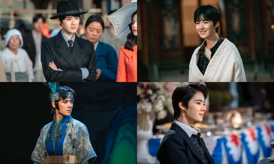 Trong bất kỳ tạo hình nào, Moon Ok Kyung đều có thể khiến người xem choáng ngợp bởi phong thái "quý ông" của mình.