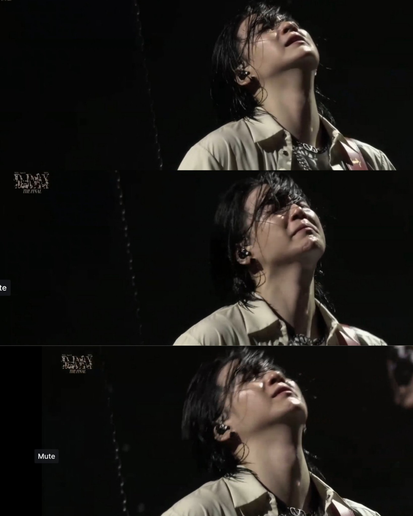 SUGA đã không kiềm được xúc động mà rơi nước mắt trong lúc biểu diễn những tiết mục cuối cùng.