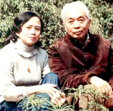 Đại tướng và con gái Võ Hồng Anh