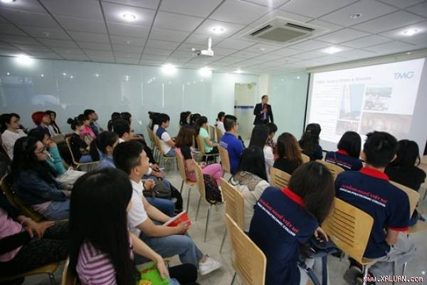 Học sinh Trường CĐ Nghề Việt Mỹ. Ảnh: Website trường