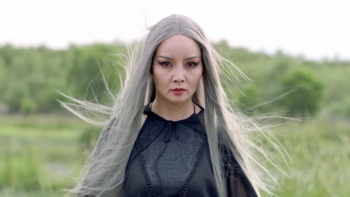 Tạo hình Đạm Tiên của Mai Thu Huyền trong phim.